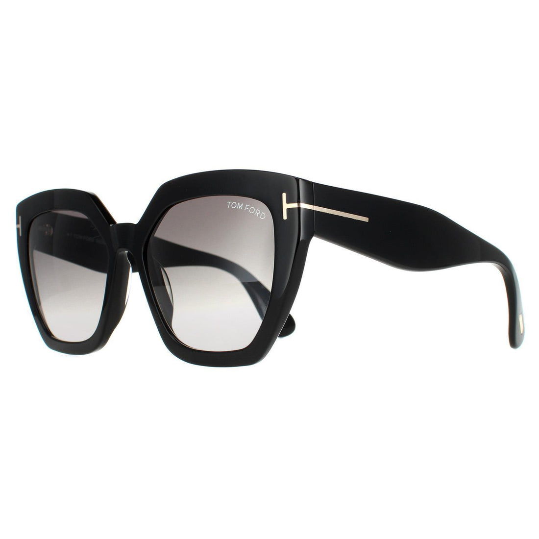 Tom Ford Sunglasses FT0939 Phoebe 01B Shiny Black Smoke Gradient