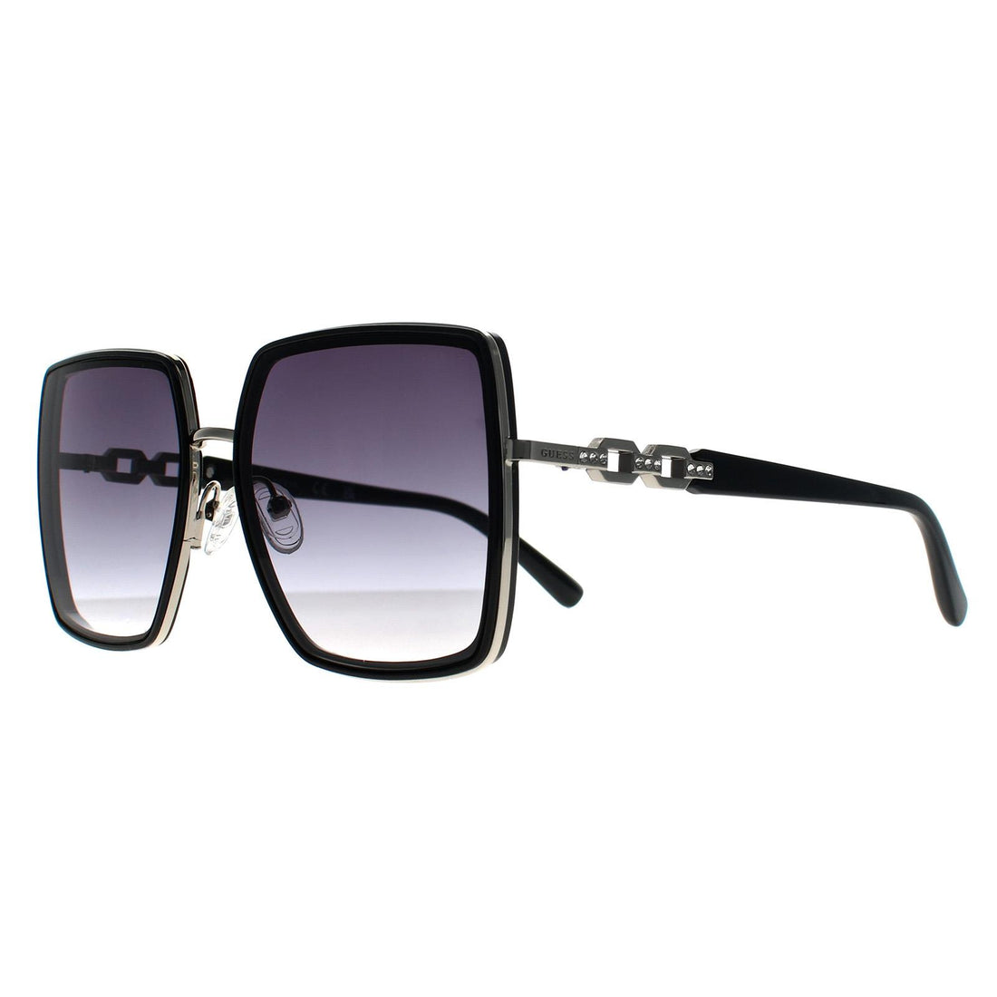 Guess Sunglasses GO00041 01B Shiny Black Grey Gradient