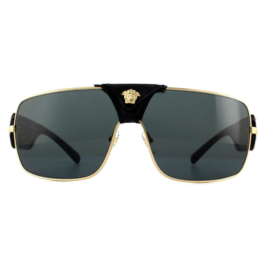 Versace VE2207Q Sunglasses Gold / Grey