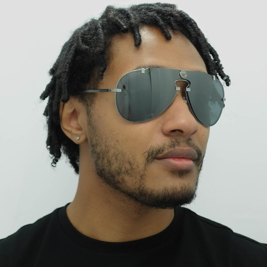 Versace Sunglasses VE2243 10016G Gunmetal Grey Mirror Black