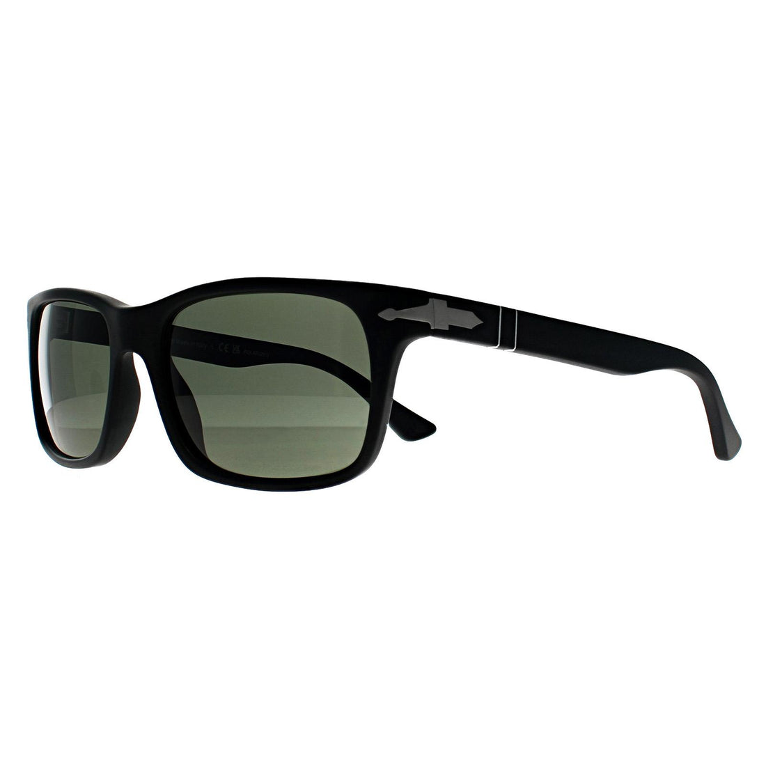 Persol Sunglasses PO3048S 900058 Black Green Polarized