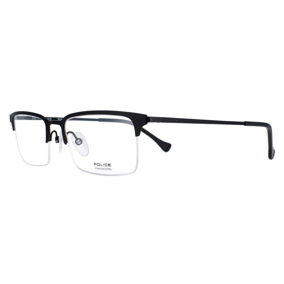 Police Glasses Frames Score 2 VPL290 06AA Black Men