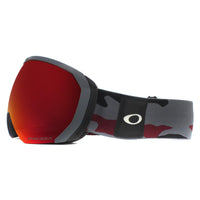 Oakley Ski Goggles Flight Path XL OO7110-15 Grenache Grey Camo Prizm Snow Torch Iridium