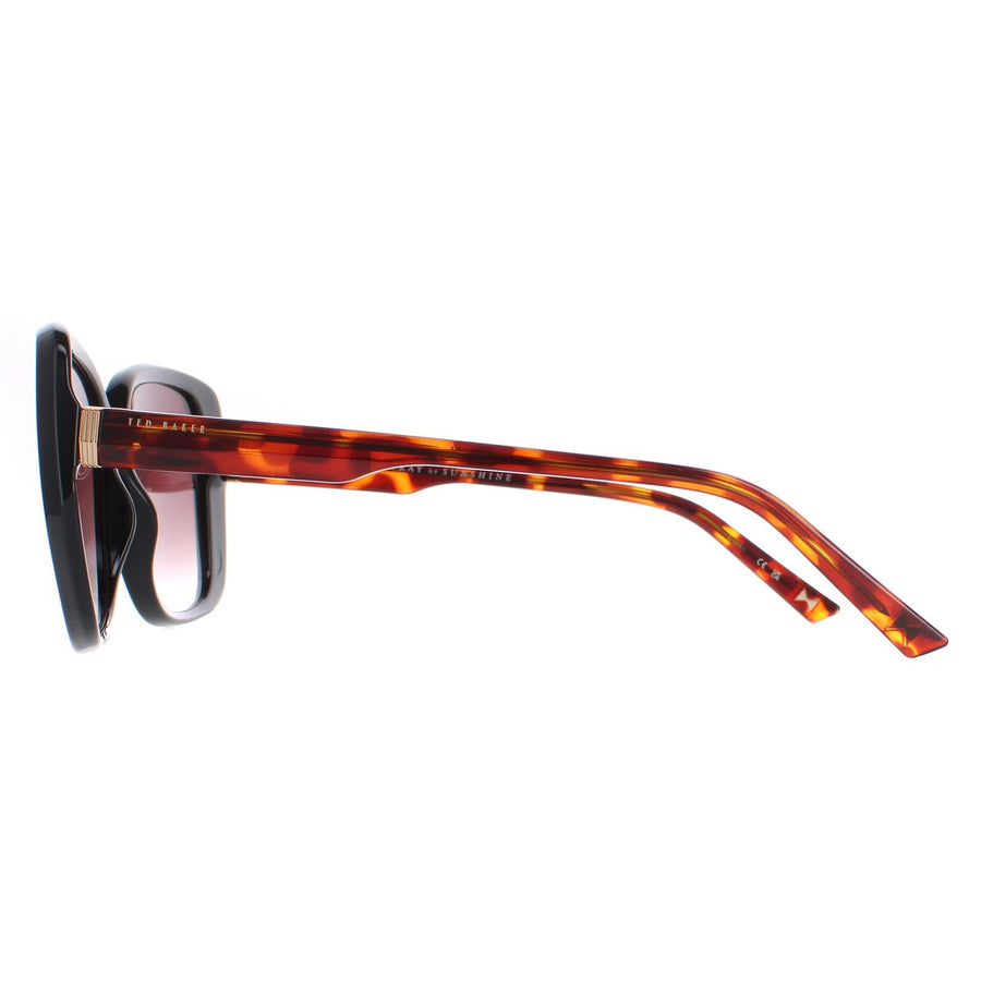 Ted Baker Sunglasses TB1640 Margo 001 Black and Tortoise Brown Gradient