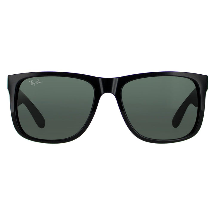 Ray-Ban Sunglasses Justin 4165 601/71 Shiny Black Green