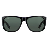 Ray-Ban Sunglasses Justin 4165 601/71 Shiny Black Green