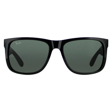 Ray-Ban Sunglasses Justin 4165 601/71 Shiny Black Green