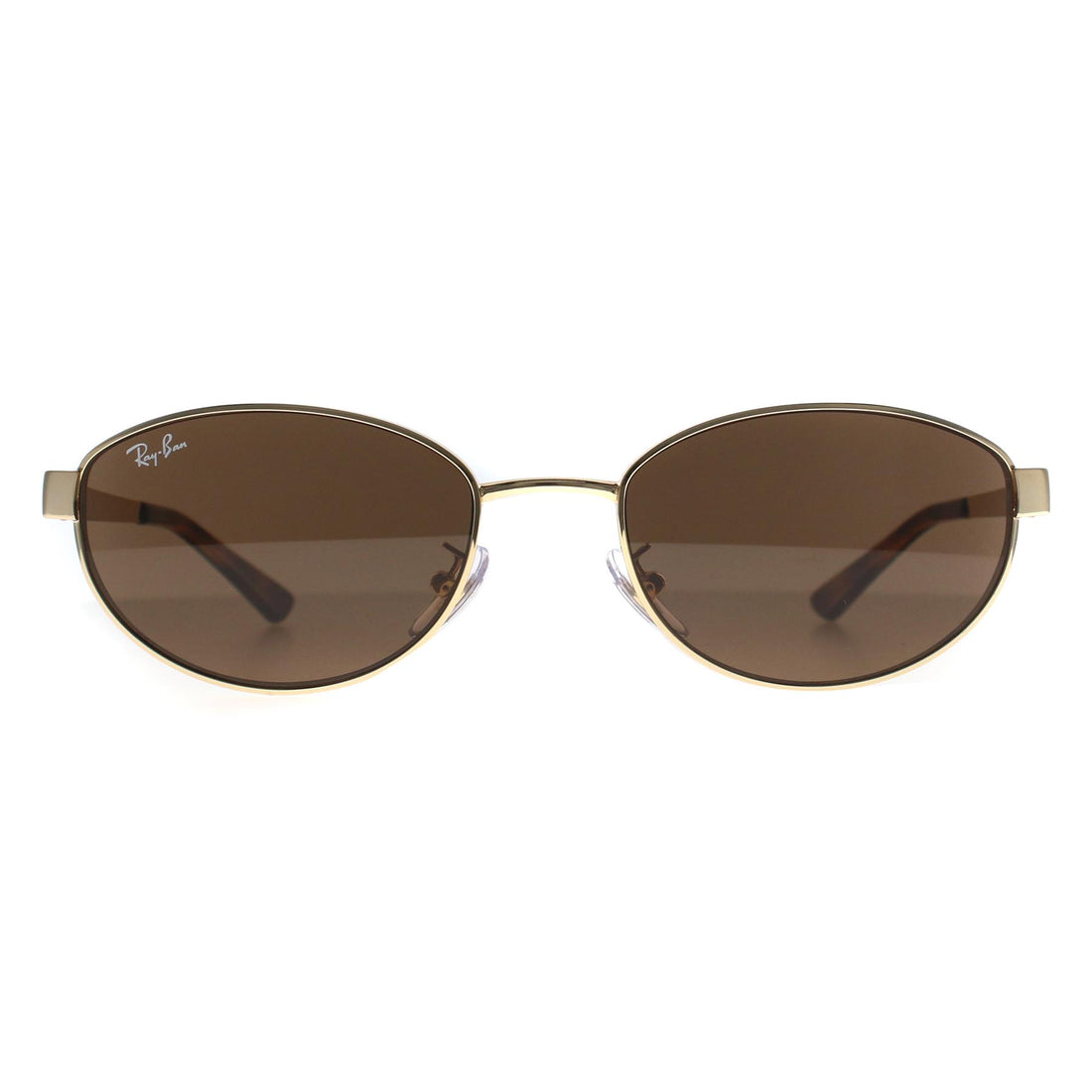 Ray-Ban Sunglasses RB3774D 001/73 Polished Arista Gold Dark Brown