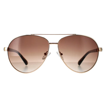 Guess Sunglasses GF0221 32F Gold Brown Gradient