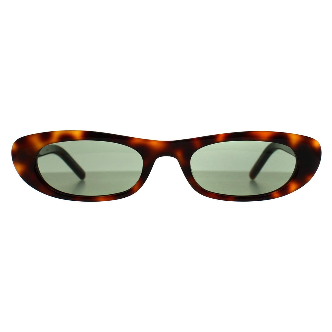 Saint Laurent Sunglasses SL557 002 Shiny Dark Havana Green
