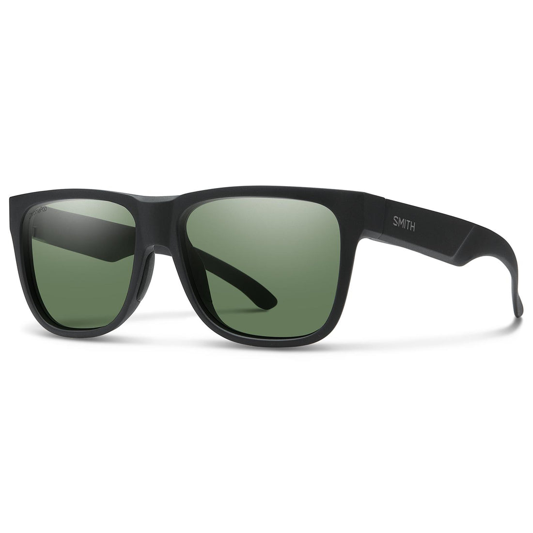 Smith Sunglasses Lowdown 2 003 L7 Matte Black ChromaPop Polarized Grey Green