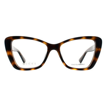 Gucci Glasses Frames GG1977O 002 Shiny Dark Havana Women