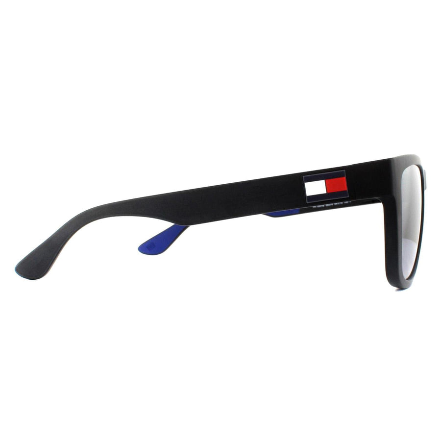 Tommy Hilfiger Sunglasses TH 1557/S 003 T4 Matte Black Black Grey Mirror