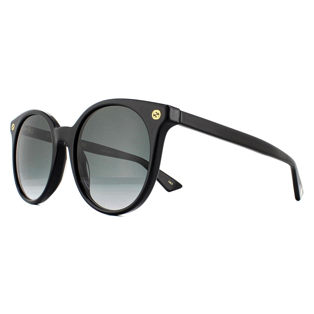 Gucci Sunglasses GG0091S 001 Black Grey Gradient