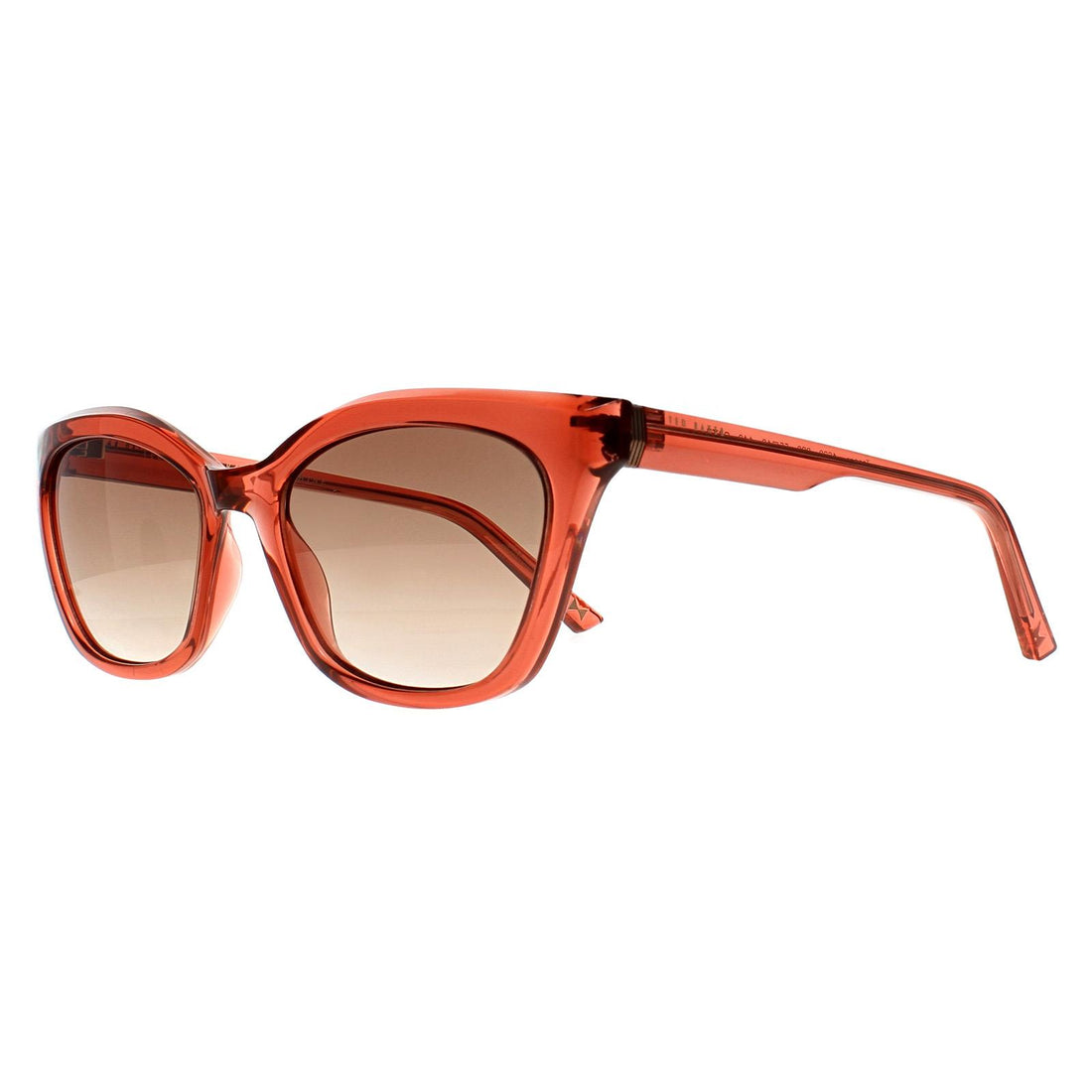 Ted Baker Sunglasses TB1639 Tanner 220 Transparent Candy Cane Red Brown Grey Gradient