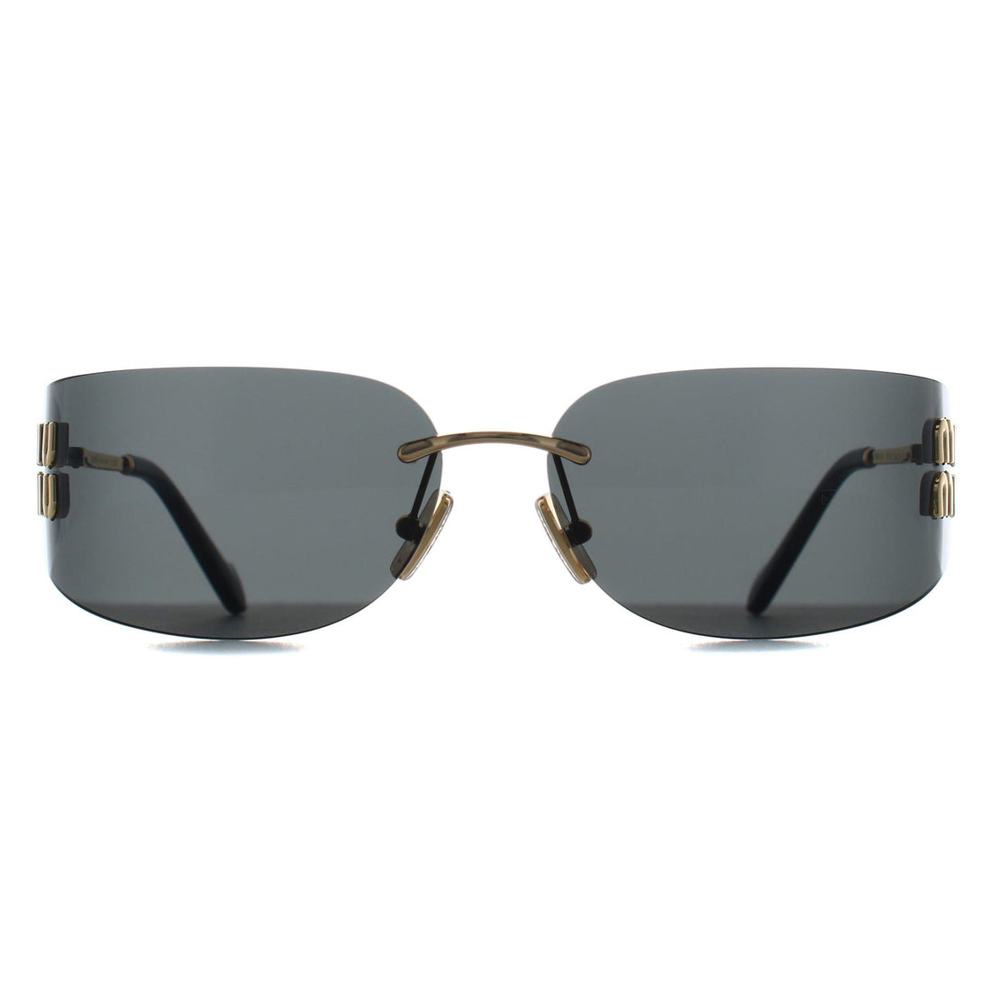Miu Miu Sunglasses MUA51S 5AK5S0 Gold Dark Grey