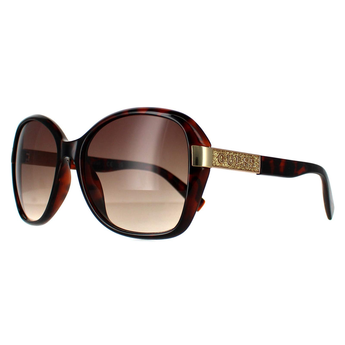 Guess Sunglasses GF0371 52F Dark Havana Brown Gradient
