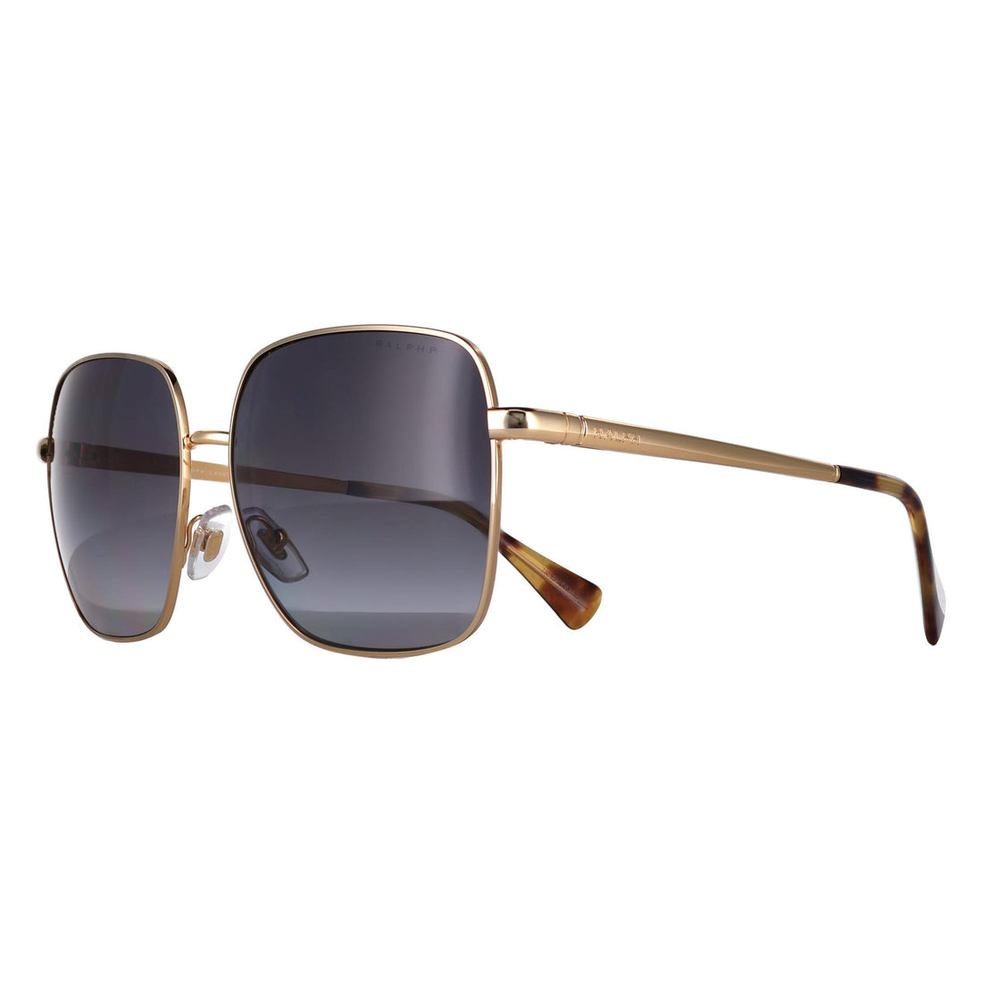 Ralph by Ralph Lauren Sunglasses RA4142 9004T5 Shiny Gold Grey Gradient Polarized
