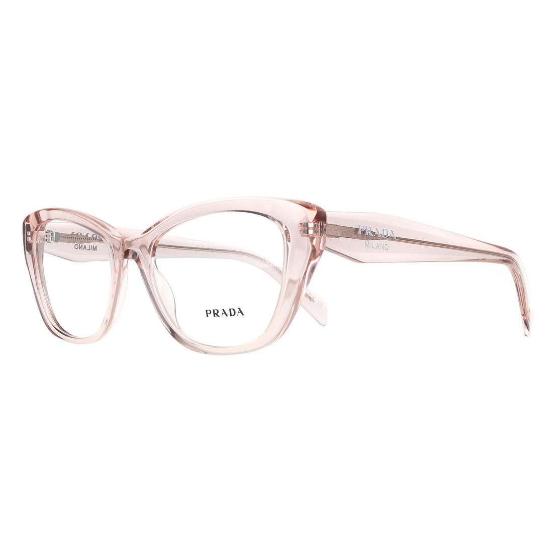 Prada Glasses Frames PR19WV 15J1O1 Crystal Geranium Women