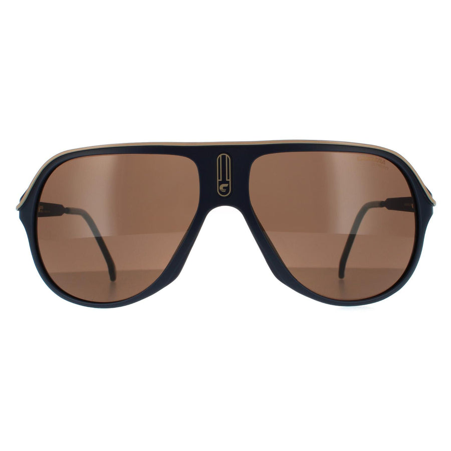 Carrera Safari 65 Sunglasses Blue Gold / Brown