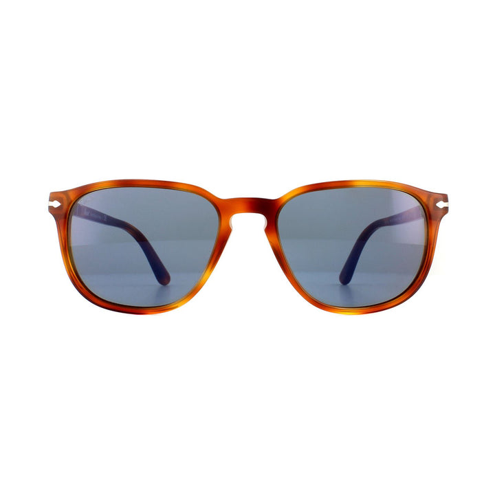 Persol Sunglasses 3019S 96/56 Terra Di Siena Light Blue