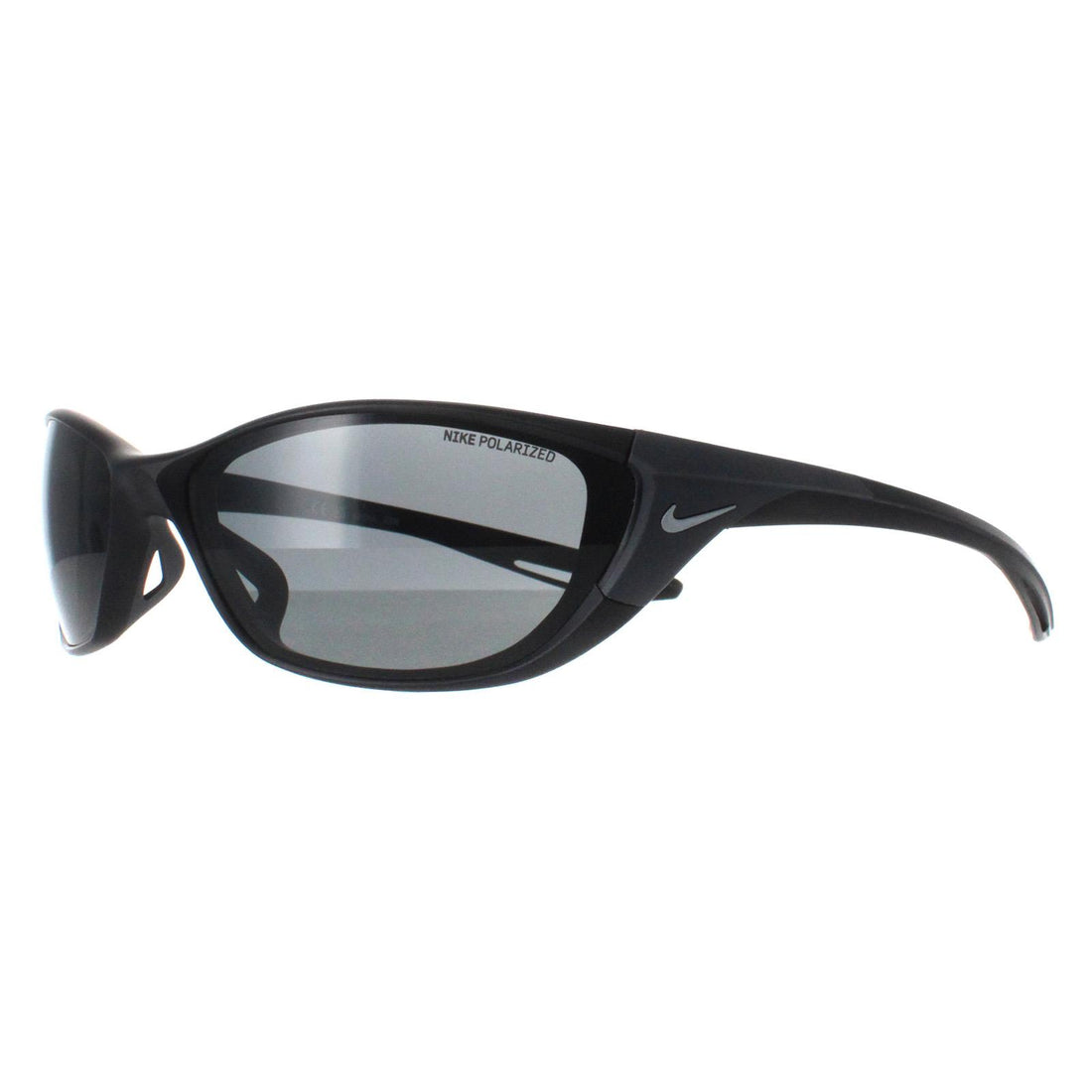 Nike Sunglasses Zone P DZ7359 010 Matte Black Grey Road Polarized