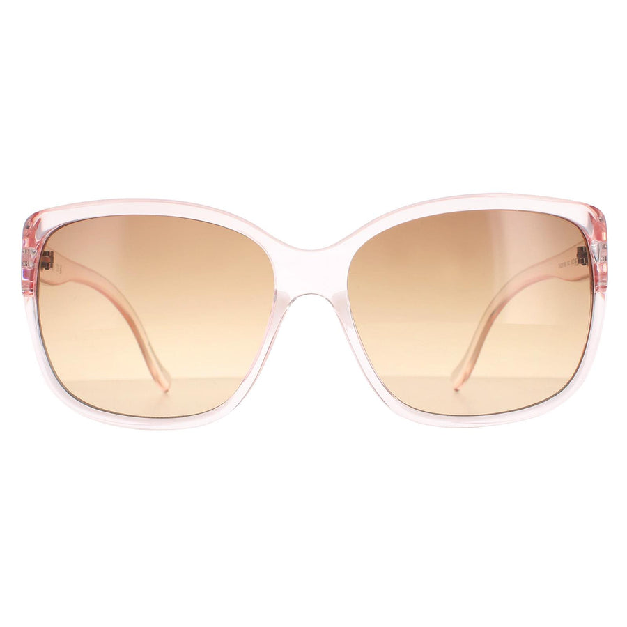 Calvin Klein CK20518S Sunglasses Crystal Rose / Brown Gradient
