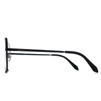 Quay Sunglasses High Key Extra Large 78615 Black Brown Yellow Gradient