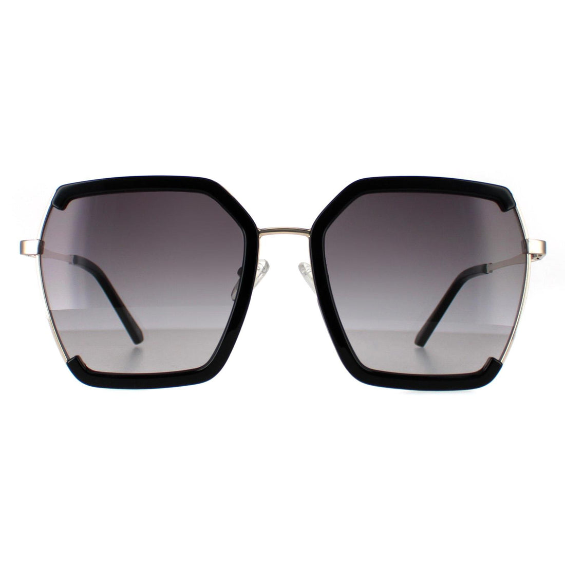 Guess Sunglasses GF0418 01B Shiny Black Smoke Gradient