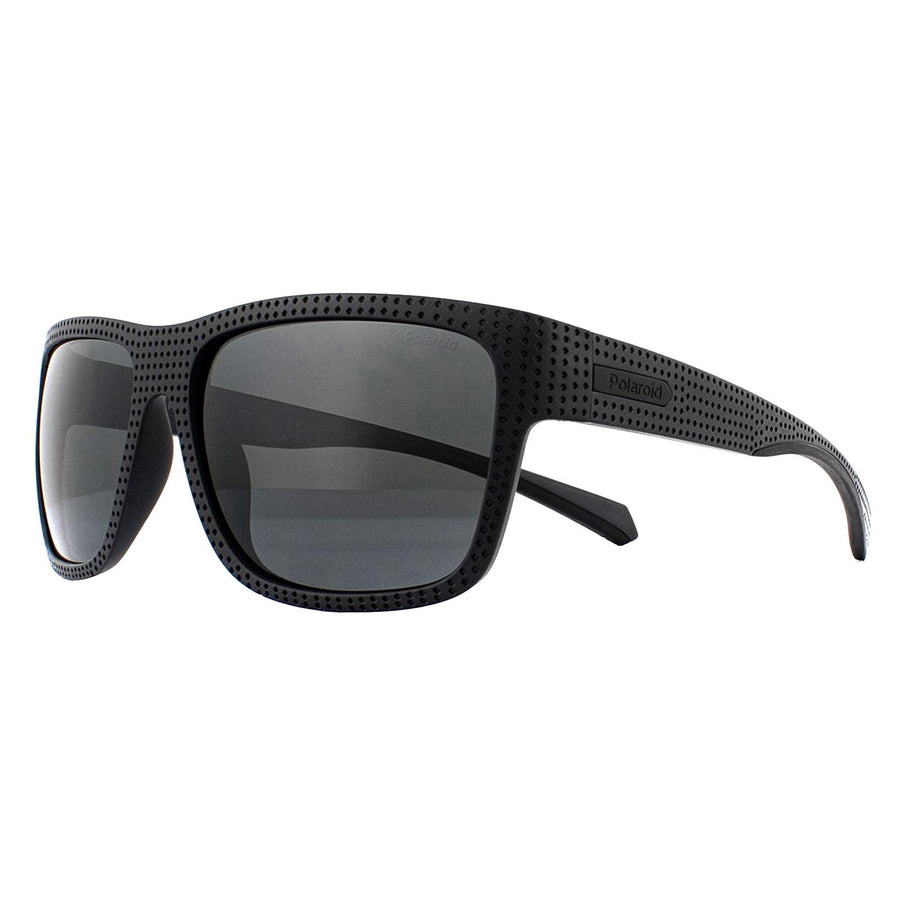 Polaroid Sport Sunglasses 7025/S 003 M9 Matte Black Grey Polarized