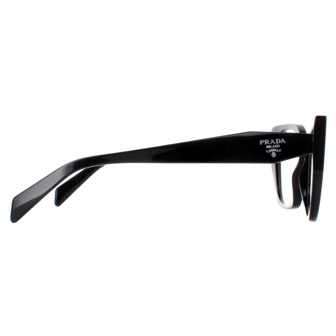 Prada Eyeglasses PR18WV 1AB1O1 Black Women