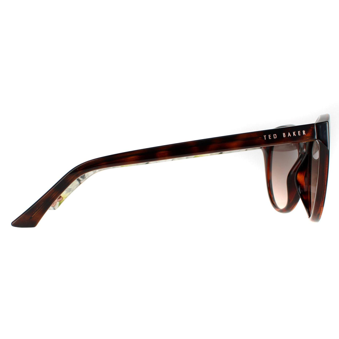 Ted Baker Sunglasses TB1583 Lisbet 122 Tortoise Flower Brown Gradient