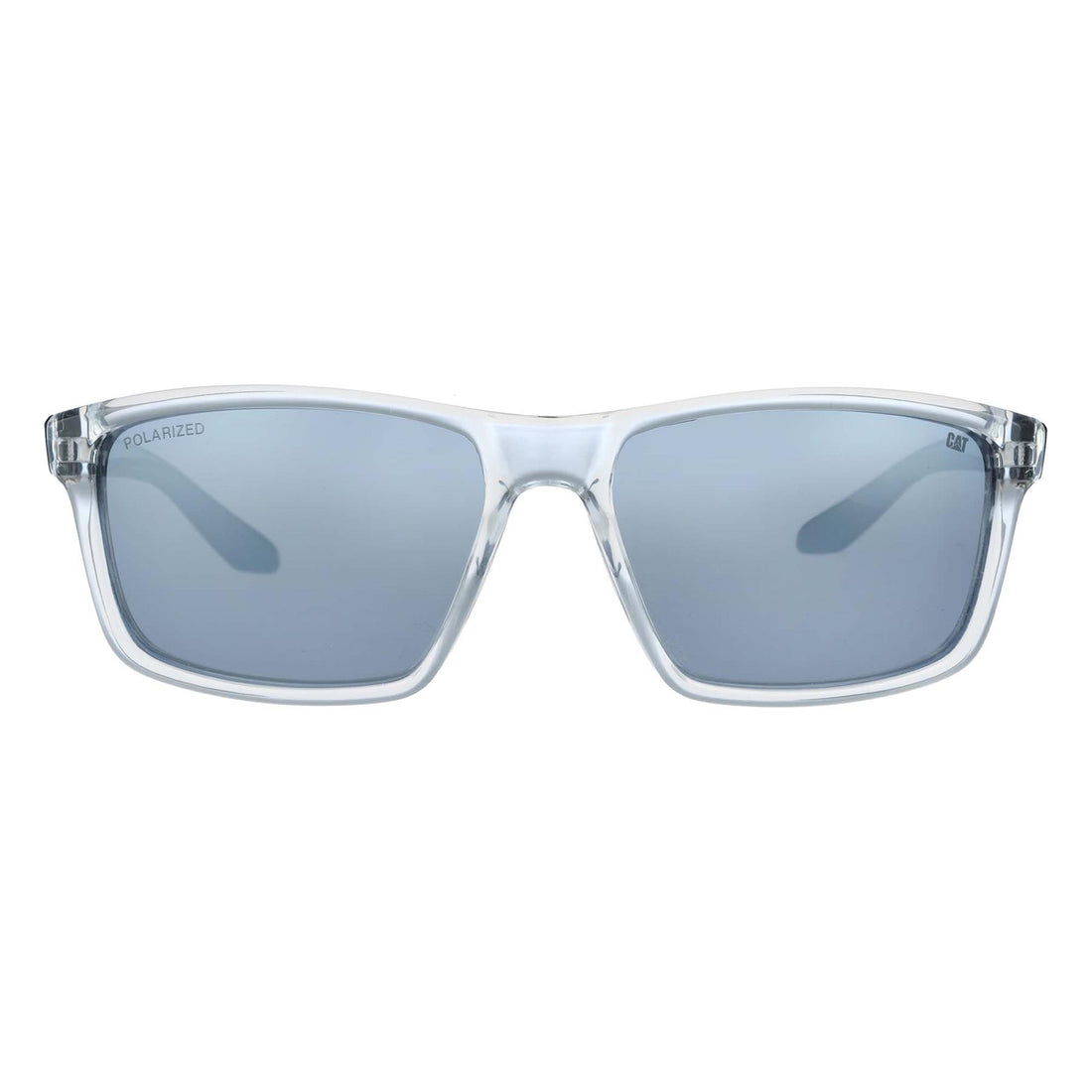 Caterpillar Sunglasses CTS-8033 113P Clear Black Grey Silver Mirror Polarized