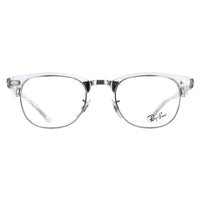 Ray-Ban Glasses Frames RX5154 Clubmaster 2001 White Transparent Men Women