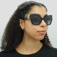 Dolce & Gabbana Sunglasses DG4405 501/8G Black Grey Gradient