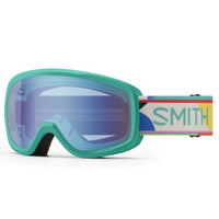 Smith Ski Goggles Snowday Jr 3R3 ZF Jade Formations Blue Sensor Mirror