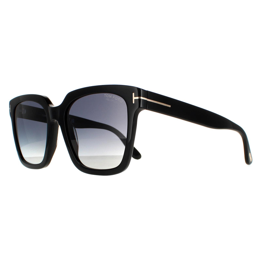 Tom Ford Sunglasses Selby FT0952 01D Shiny Black Smoke Polarized