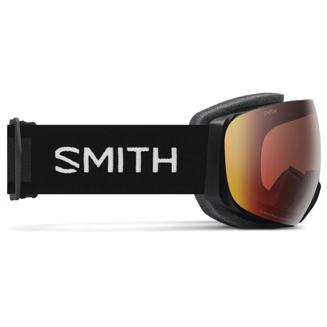 Smith Ski Goggles I/O Mag S 0JX 4V Black ChromaPop Pro Photochromic Red Mirror & CP Storm Yellow Flash