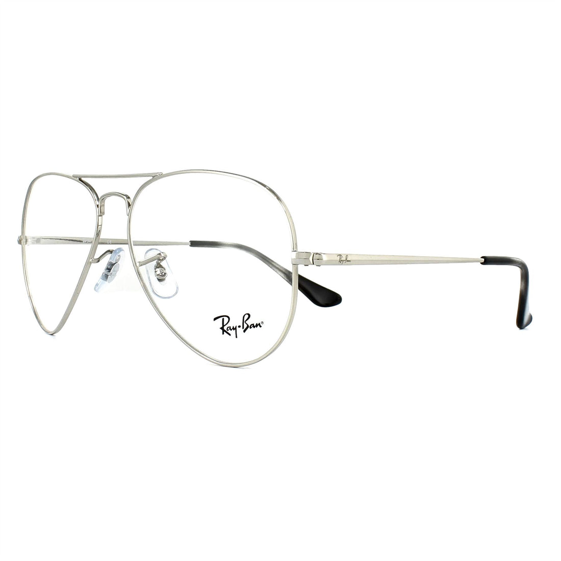 Ray-Ban Glasses Frames 6489 Aviator 2501 Silver 58mm