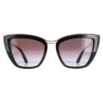 Dolce & Gabbana Sunglasses DG6144 501/8G Black Transparent Black Grey Gradient