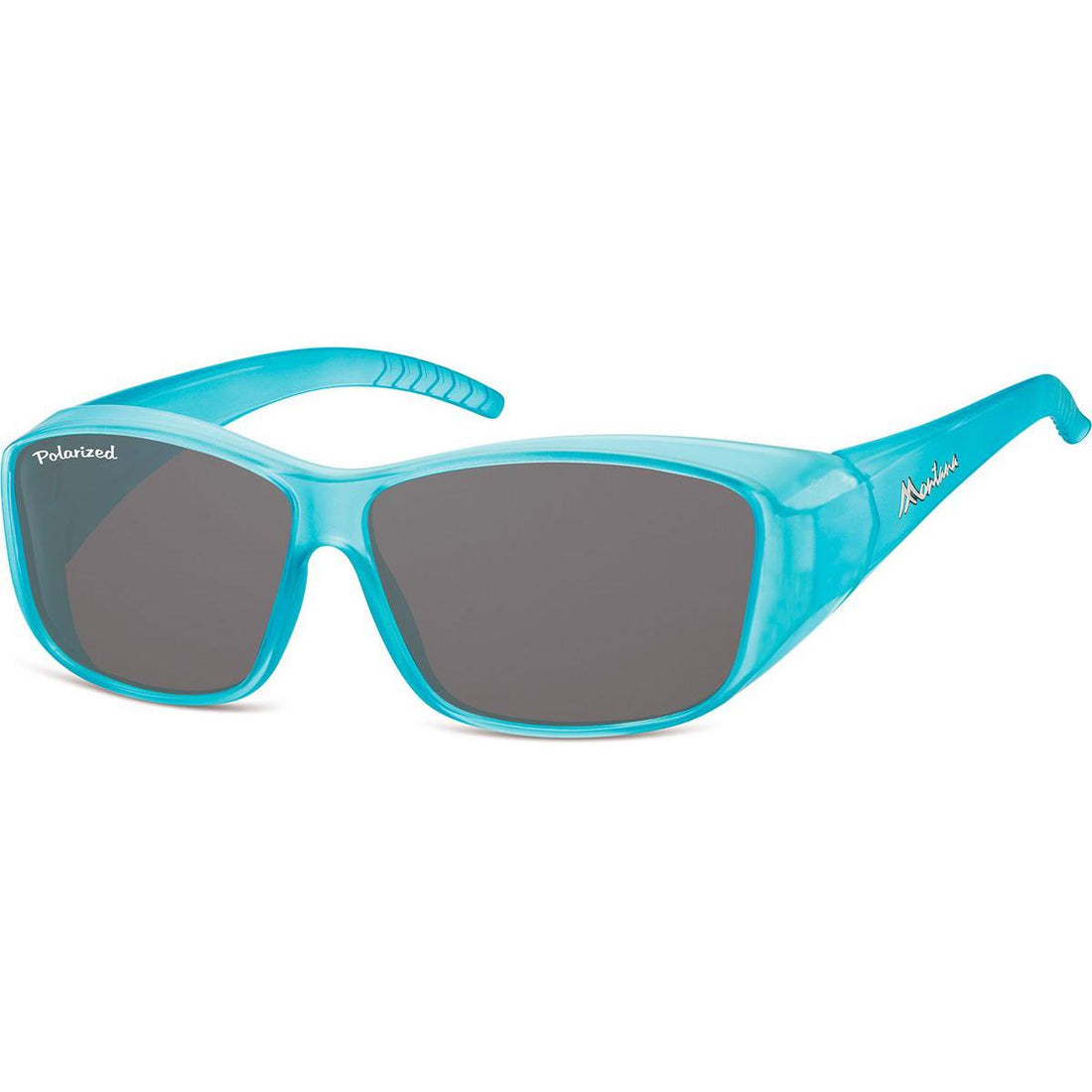 Montana Fit Over Glasses Sunglasses FO4 F Matte Blue Smoke Polarized