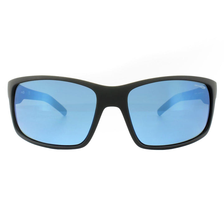 Arnette Sunglasses Fastball 4202 226855 Fuzzy Black Blue Mirror