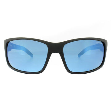 Arnette Sunglasses Fastball 4202 226855 Fuzzy Black Blue Mirror
