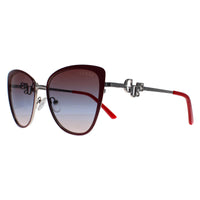 Guess Sunglasses GF6141 68W Red Grey Gradient