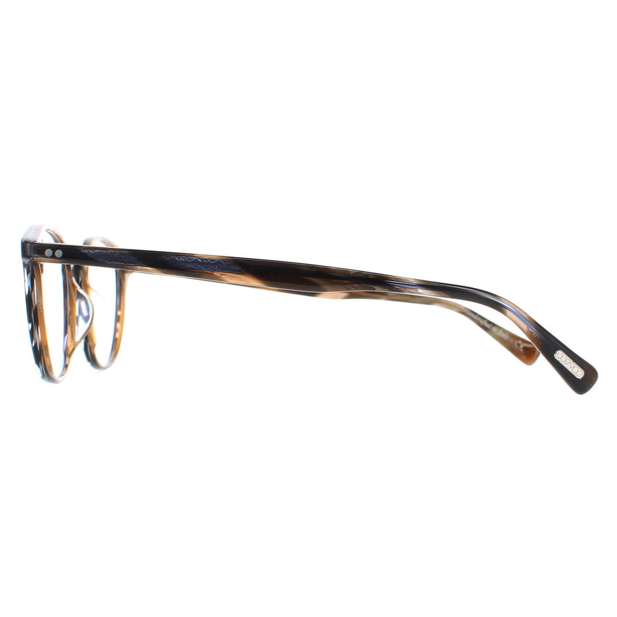 Oliver Peoples Glasses Frames OV5062 Emerson 1683 Navy Bark Brown Horn Men Women