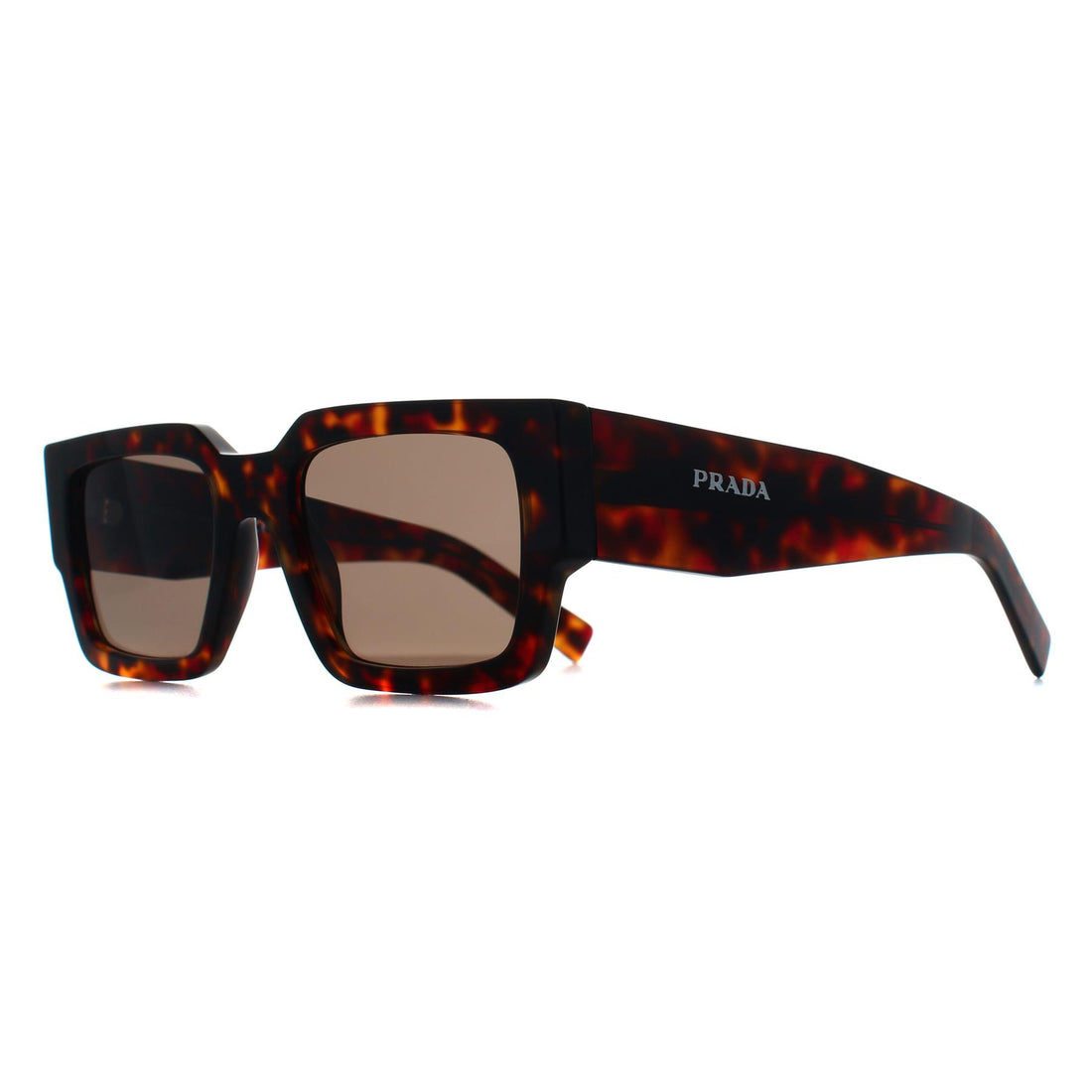 Prada Sunglasses PRB17S 17N06B Root Tortoise Dark Brown