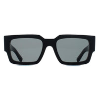 Prada Sunglasses PRB17S 16K08Z Black/Talc Dark Grey
