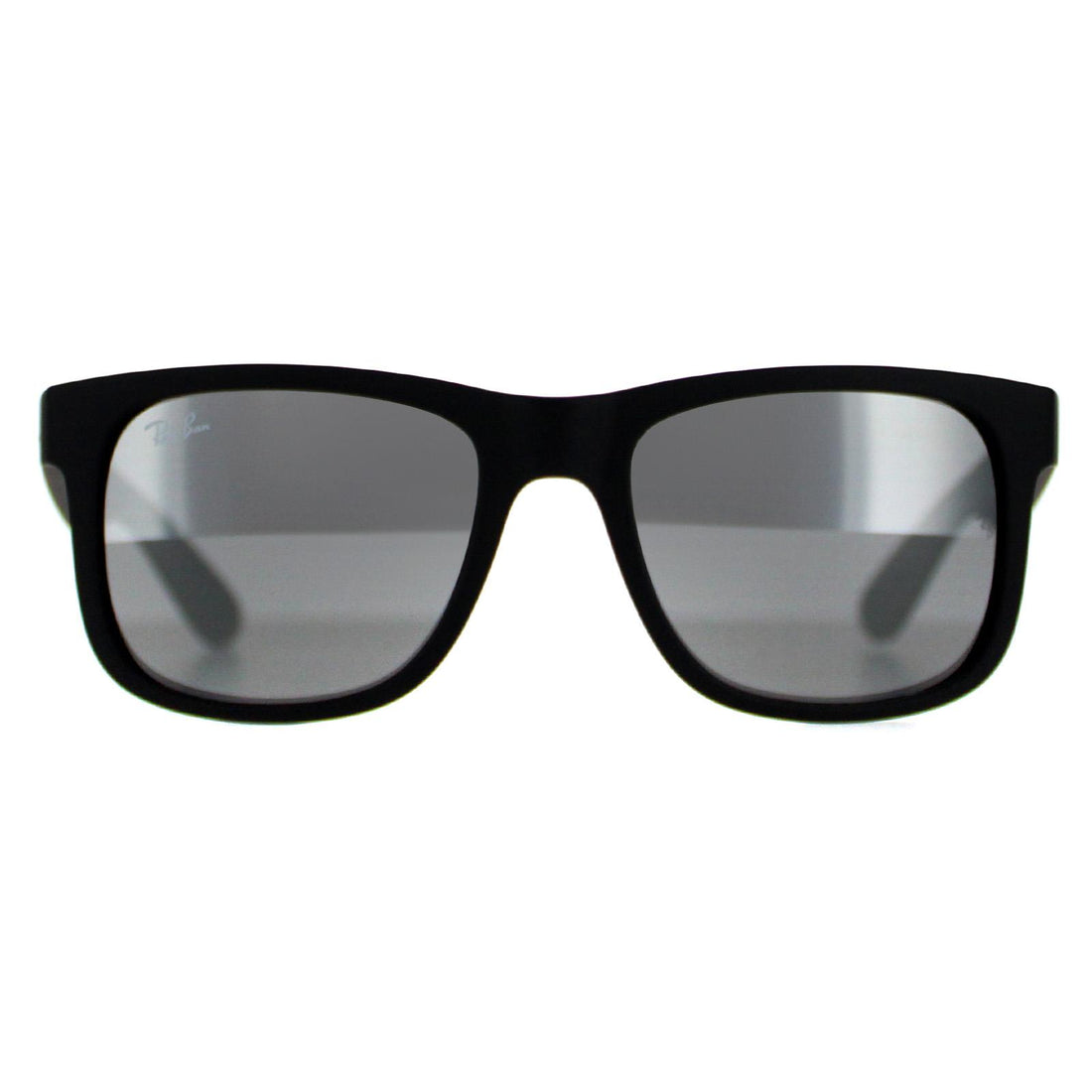 Ray-Ban Justin Classic RB4165 Sunglasses Rubber Black Grey Mirror