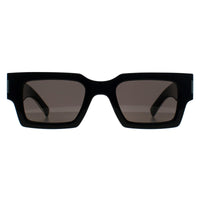 Saint Laurent Sunglasses SL572 001 Shiny Black with Silver Grey