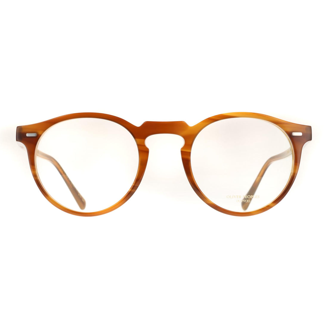 Oliver Peoples Glasses Frames OV5186 Gregory Peck 1011 Raintree Brown Horn Men
